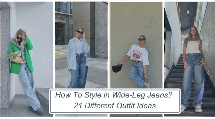 How to style in wide leg jeans