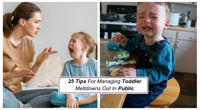 25 Tips For Managing Toddler Meltdowns Out In Public