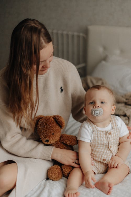 Free A Mother with a Child Stock Photo