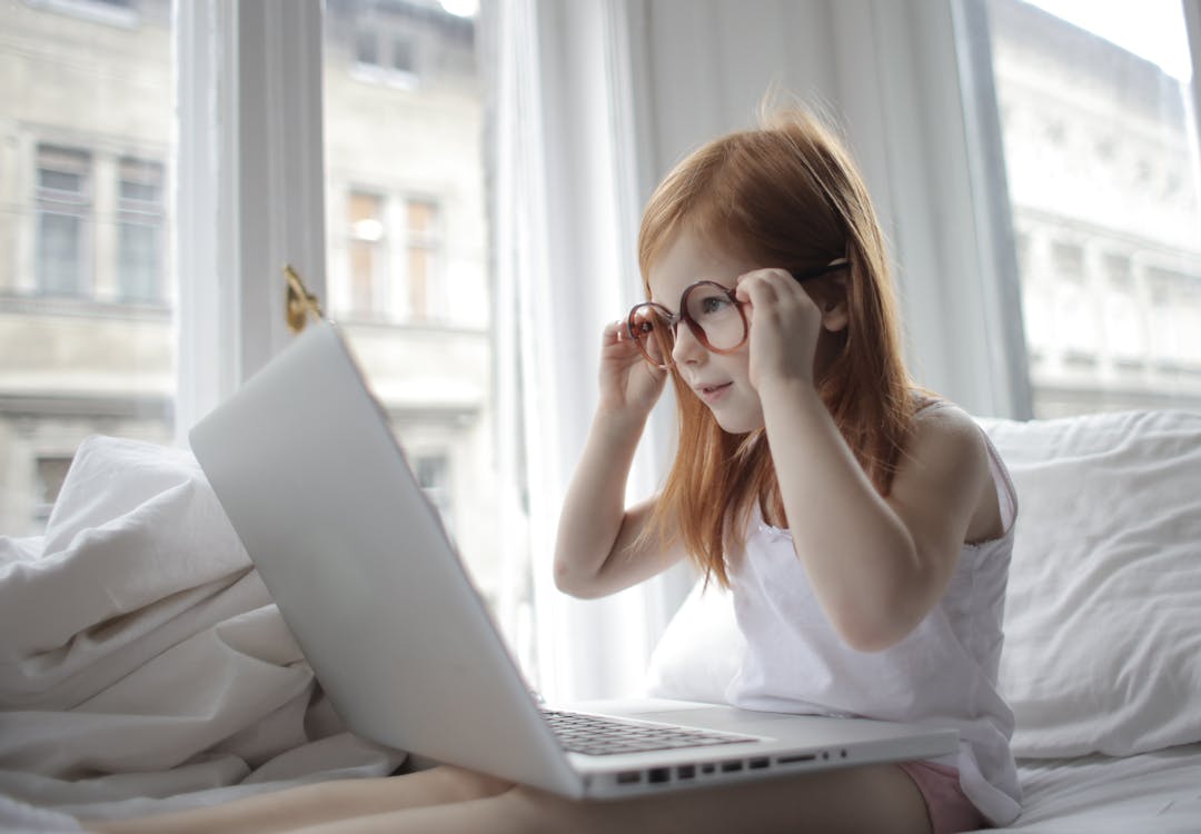 Free Photo Of Child Wearing Eyeglasses Stock Photo