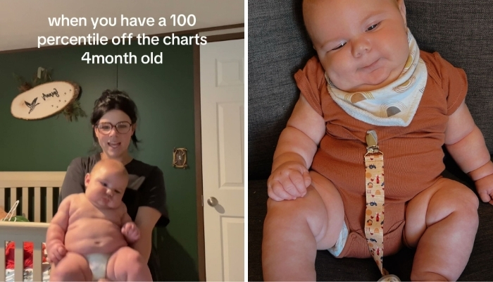 My Baby Weighs 23 Pounds At 4 Months — People Call It Abuse But I Know He's Perfectly Healthy